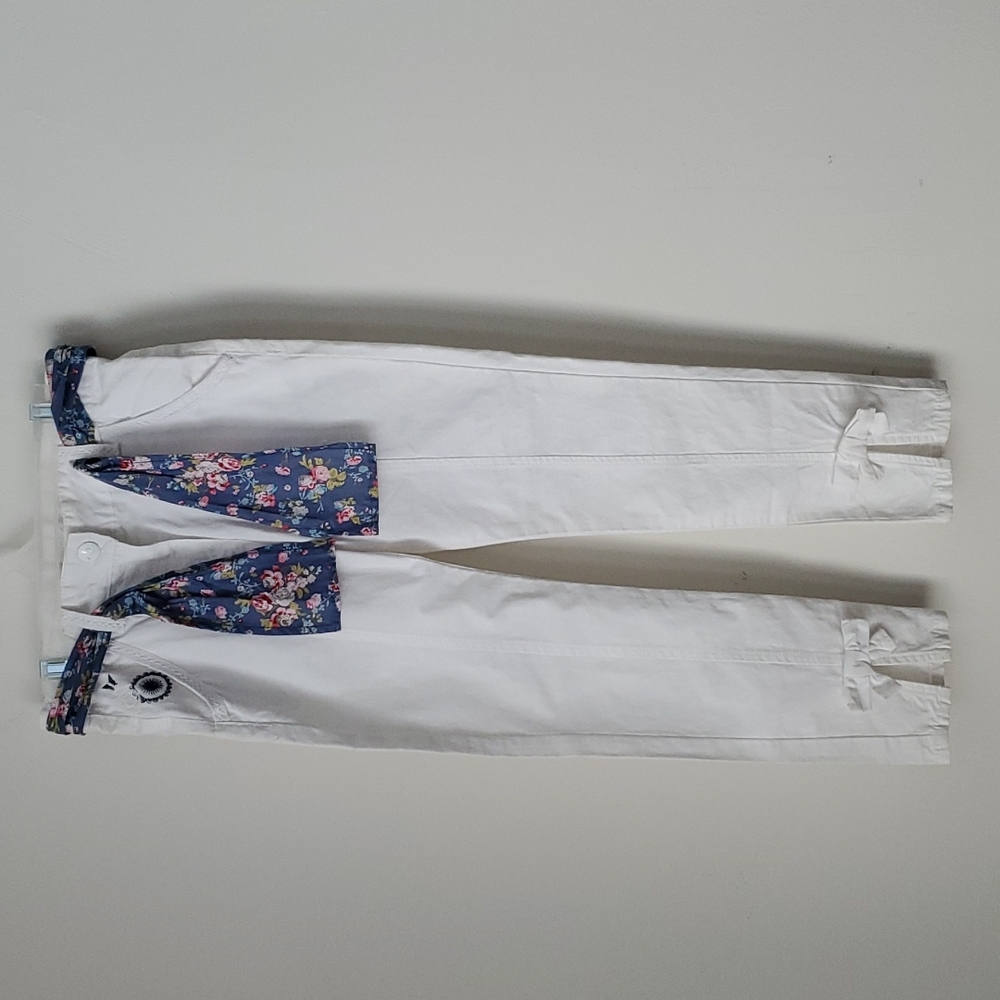 KANZ GIRLS white pants , ADJUSTABLE WAIST,  NWT,  SIZE 7